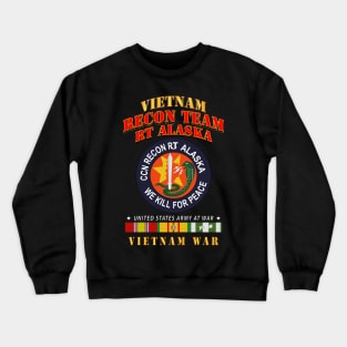 Recon Team - RT Alaska - Vietnam War w VN SVC Crewneck Sweatshirt